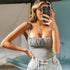 Sexy halter strap top